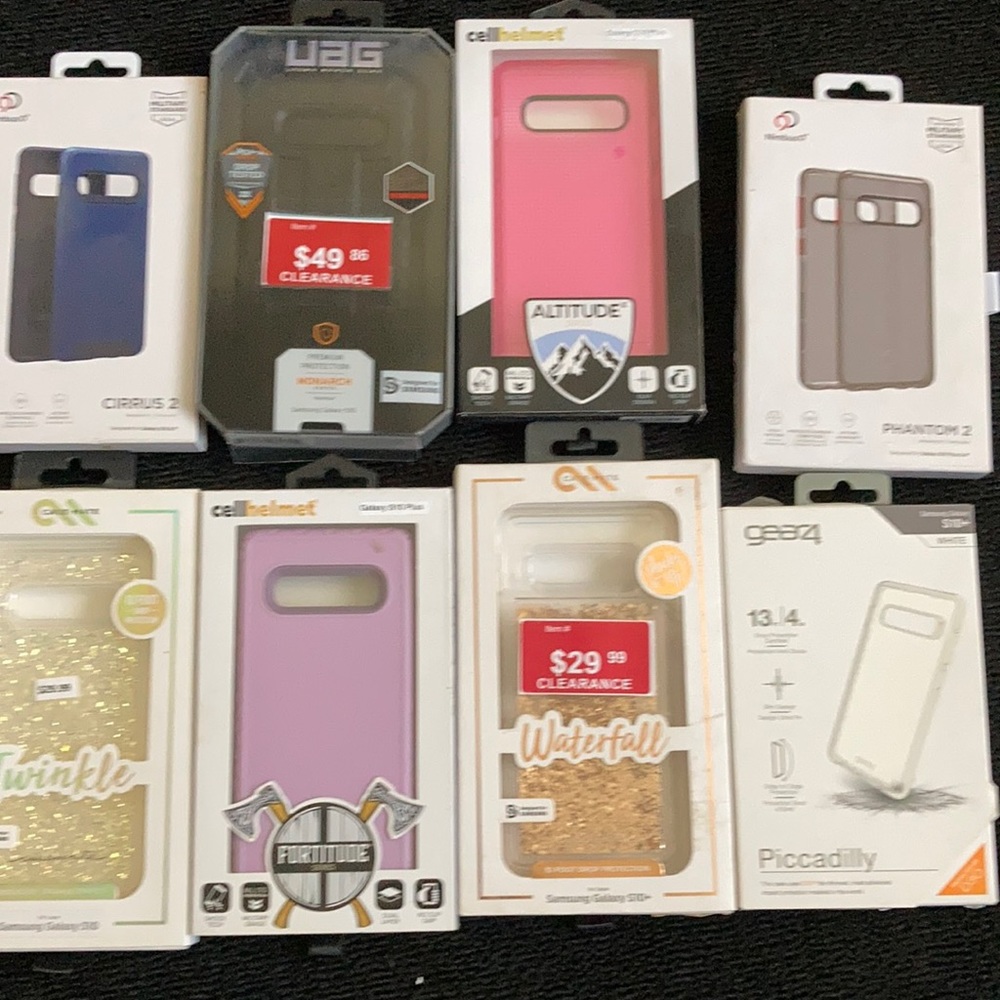 Samsung Galaxy S10+ and S10 phone case.